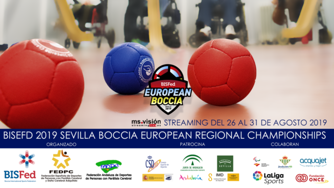 Campeonato Europeo de Boccia para la FEDPC European Boccia Championship por MS-Visión