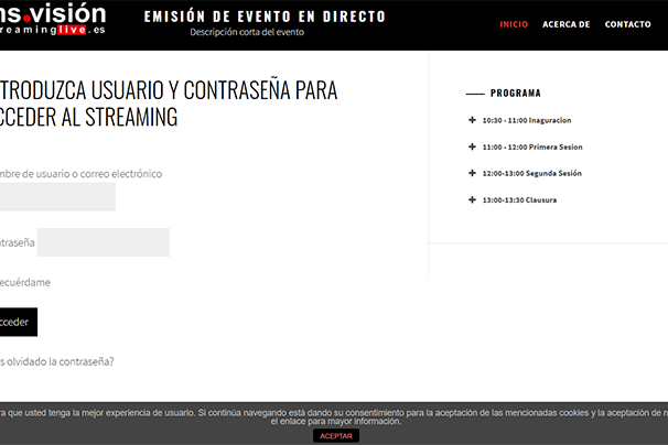 streaming.live privados